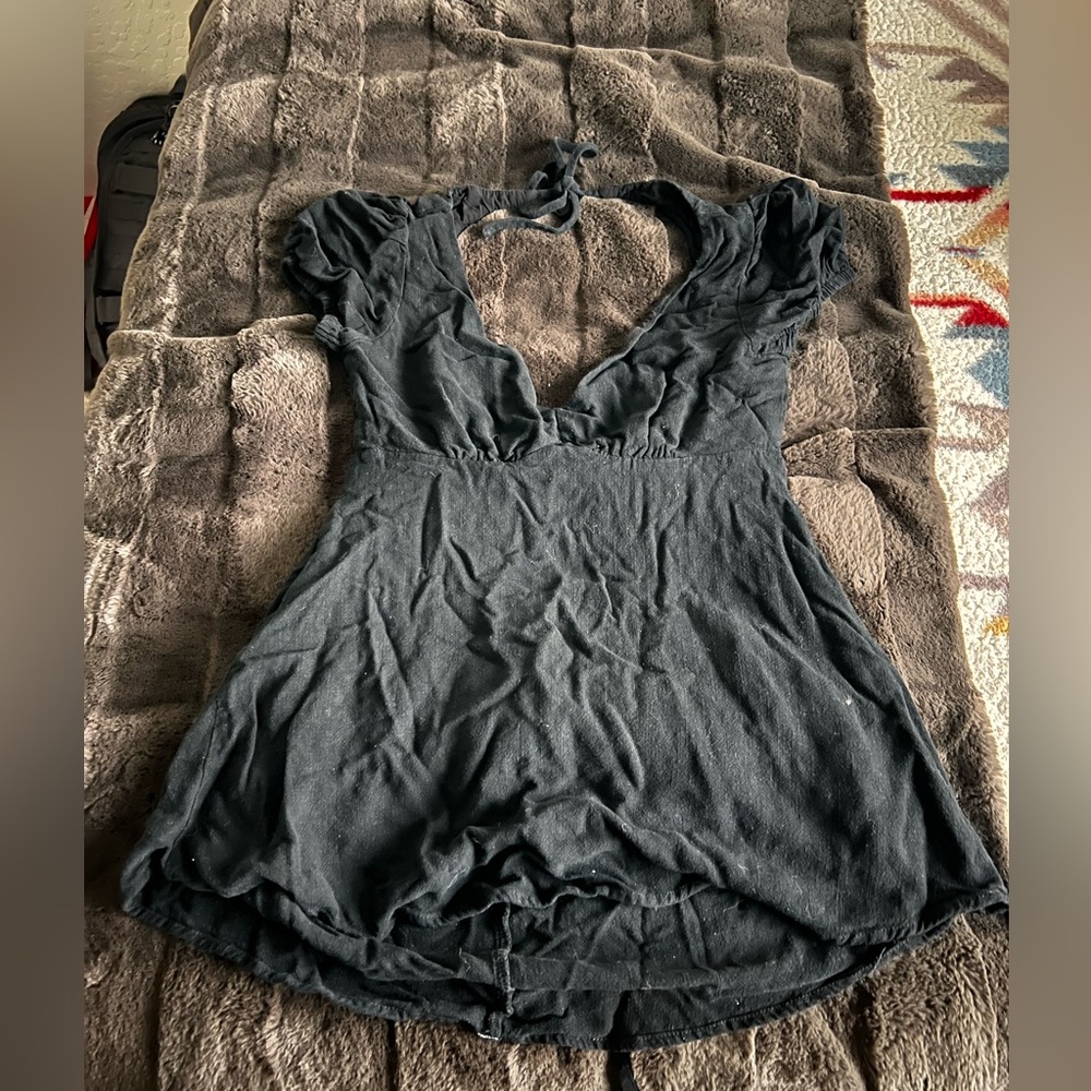 Princess Polly Black Short Dress